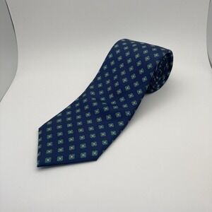 TJW BLUE‎ EXECUTIVE SILK DESIGNER MENS NECK TIE Classic Length